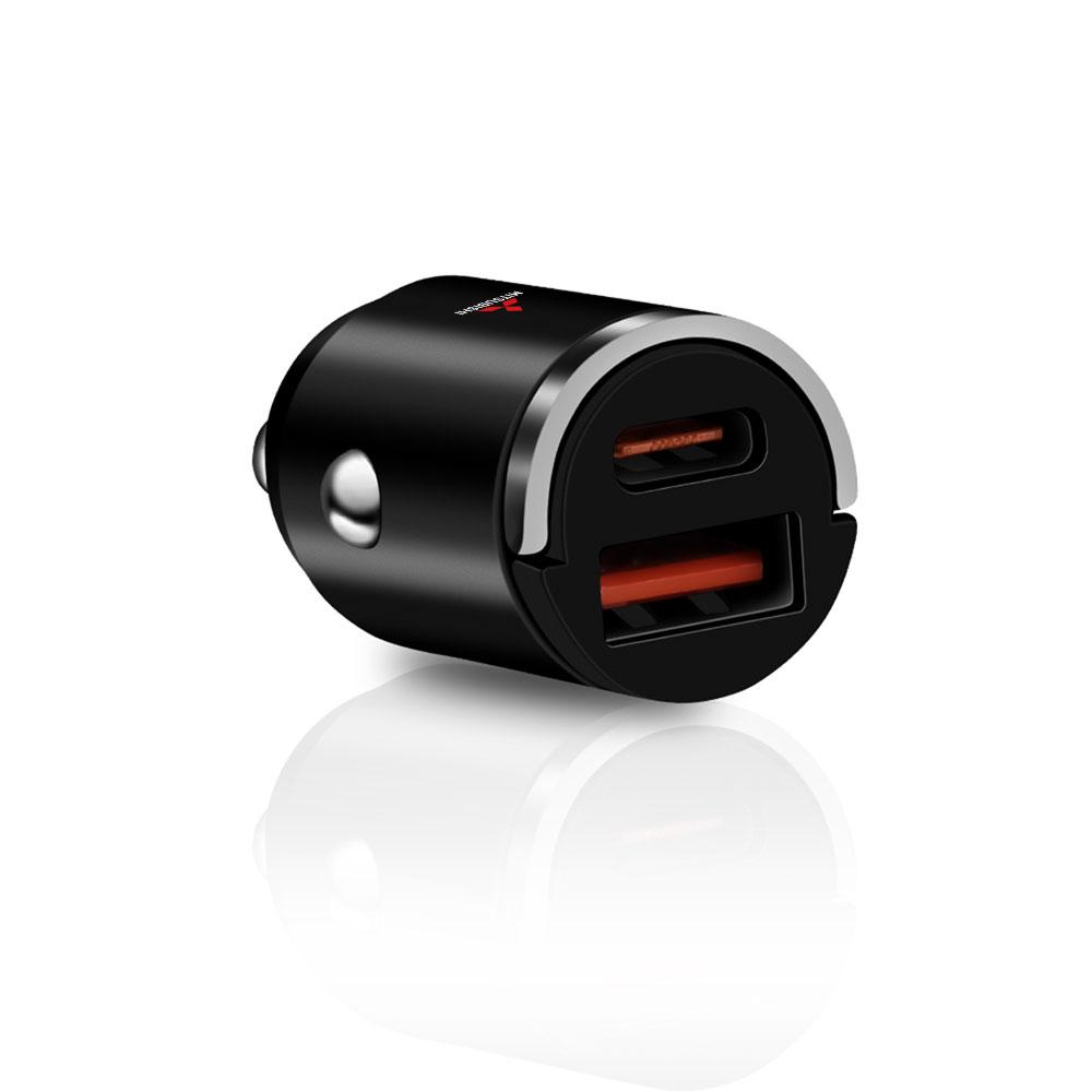1pc Car Charger Fast Charging Type C Adapter USB Car Phone Charger Hub Cap For VW Jetta Golf Beetle CC EOS GTI R32 Accessories EI1