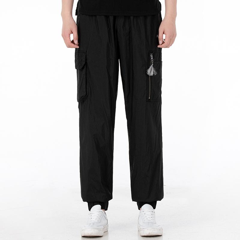 Puma Paisley Cargo Jogger Pants Men Bottoms Black 534975-01
