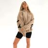 TK Women's and Men's Letter Print Hooded Sweatshirt Sports Pullover