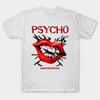 T-shirt Homme Noir Imprimé Babymonster Psycho Impression sur Papier de Transfert No-Cut Coton
