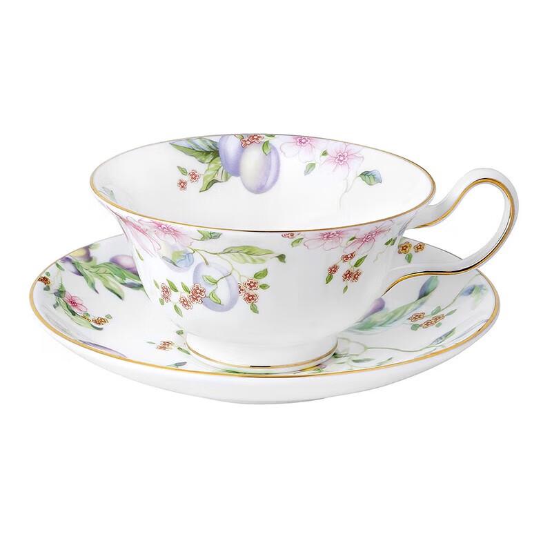 Wedgwood Sweet Plum Blossom Teacup & Saucer Set