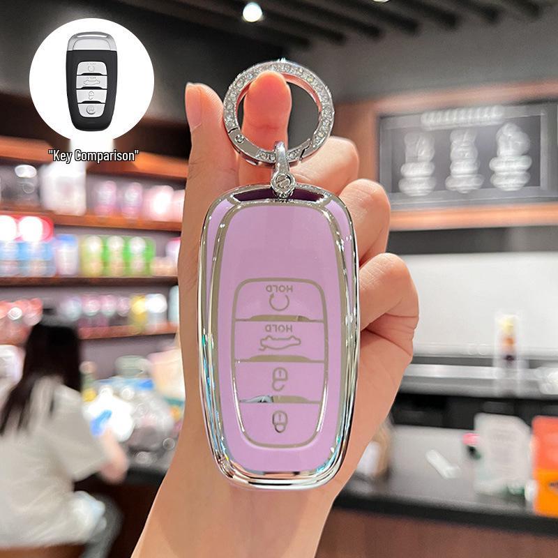High-End Key Cover for Hongqi Models: HS3, HS5, HS7, H5, H6, H9, EQM5, HQ9
