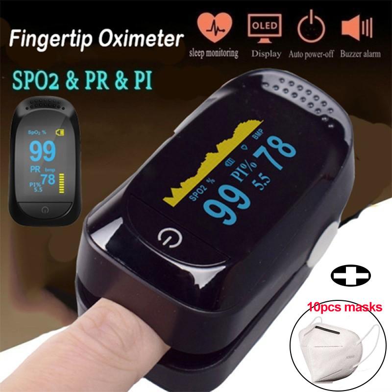 Buy Pulse Oximeter, Blood Oxygen Saturation Monitor for Heart Rate ...