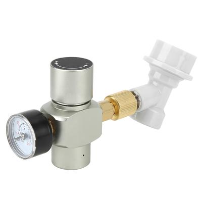 Homebrew Beer CO2 Regulator Charger Gas Disconnect with Plastic Connector 0-60PSI