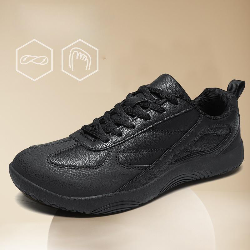 Übergrößen Herren- und Damenschuhe Sneaker, Leder rutschfeste Freizeit-Sportschuhe, breite Zehenbox, breiter Leisten Deutsche Trainingsschuhe