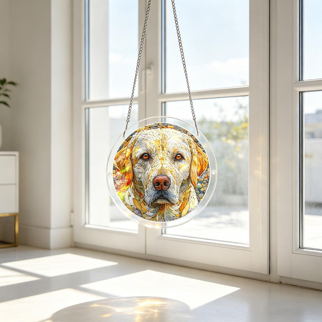 Acrylic Puzzle Window Hanging, Colorful Sunrise Sun Catchers Panel SunCatchers Puzzles Decor For Birthday Women, Men, Wife, Aunt, And Mom