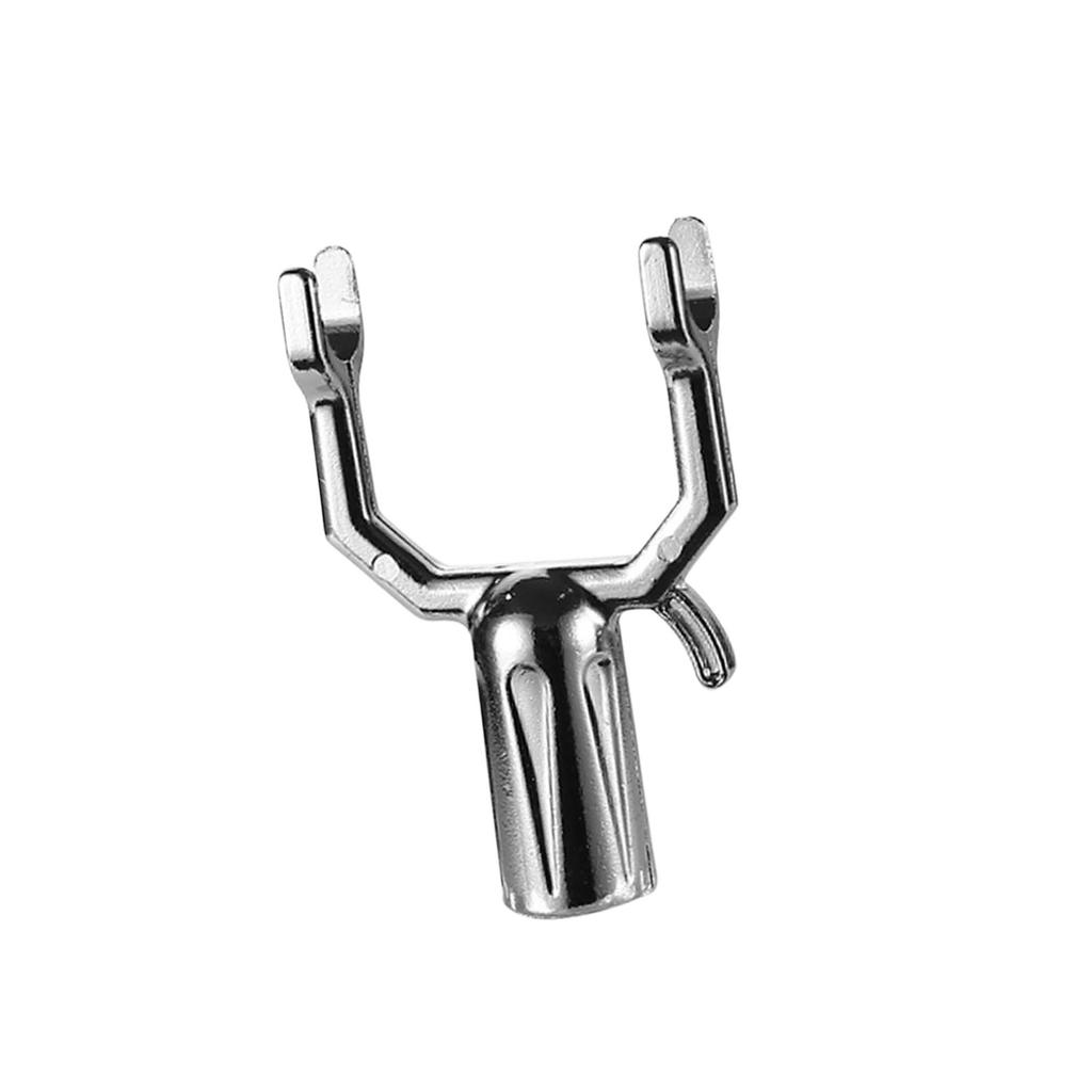 Aluminum Clothes Fork Head Clothes Hanger Reaching Hook Closet Reacher Poles Replacement Hook High Reach Garment Hook