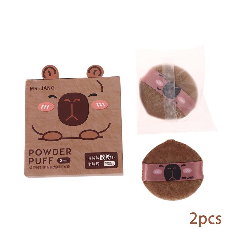Cartoon Capybara Makeup Sponge Puff Makeup Concealer Super Soft Elastic Cotton Face Base Make Up Cosmetic Puff Beauty Tools