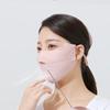 Protection Fishing Solid Color Hanging Ear Type Face Scarf Face Cover Sunscreen Mask Ice Silk Mask