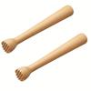 Long Wooden Masher Cocktail Muddler Durable Construction for Home Bar Mixing Fresh Fruit Mojitos Lemon Drinks