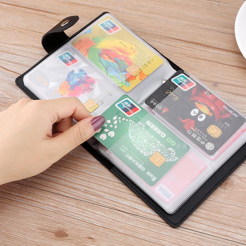Card Bag for Placing The Card, Female Anti-magnetic Bank Card Clip, Male Card Holder, Large Capacity, Multi-card Position