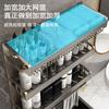 Bathroom Towel Rack Wall Mounted Aluminum Storage Shelf Set