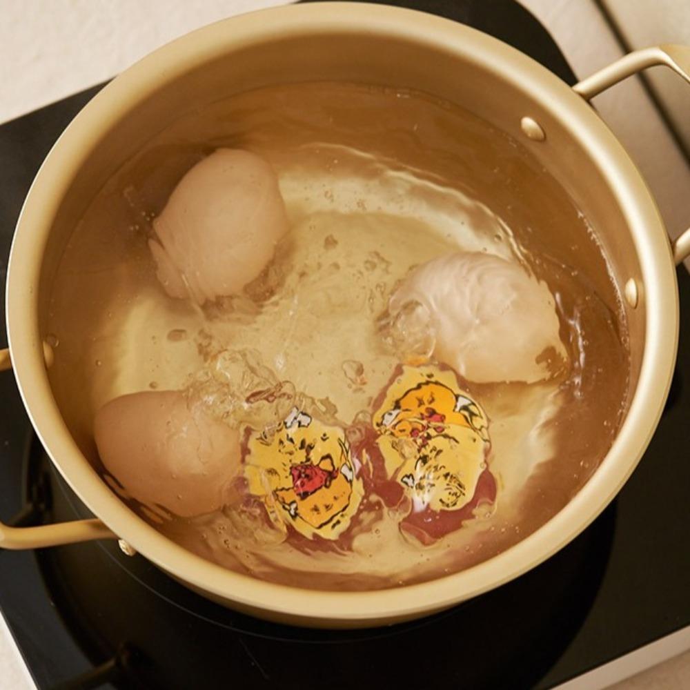 2PCS Soft Egg Thermometer Eco-Friendly Boiled Egg Timer Temperature Control Timer Home Decor