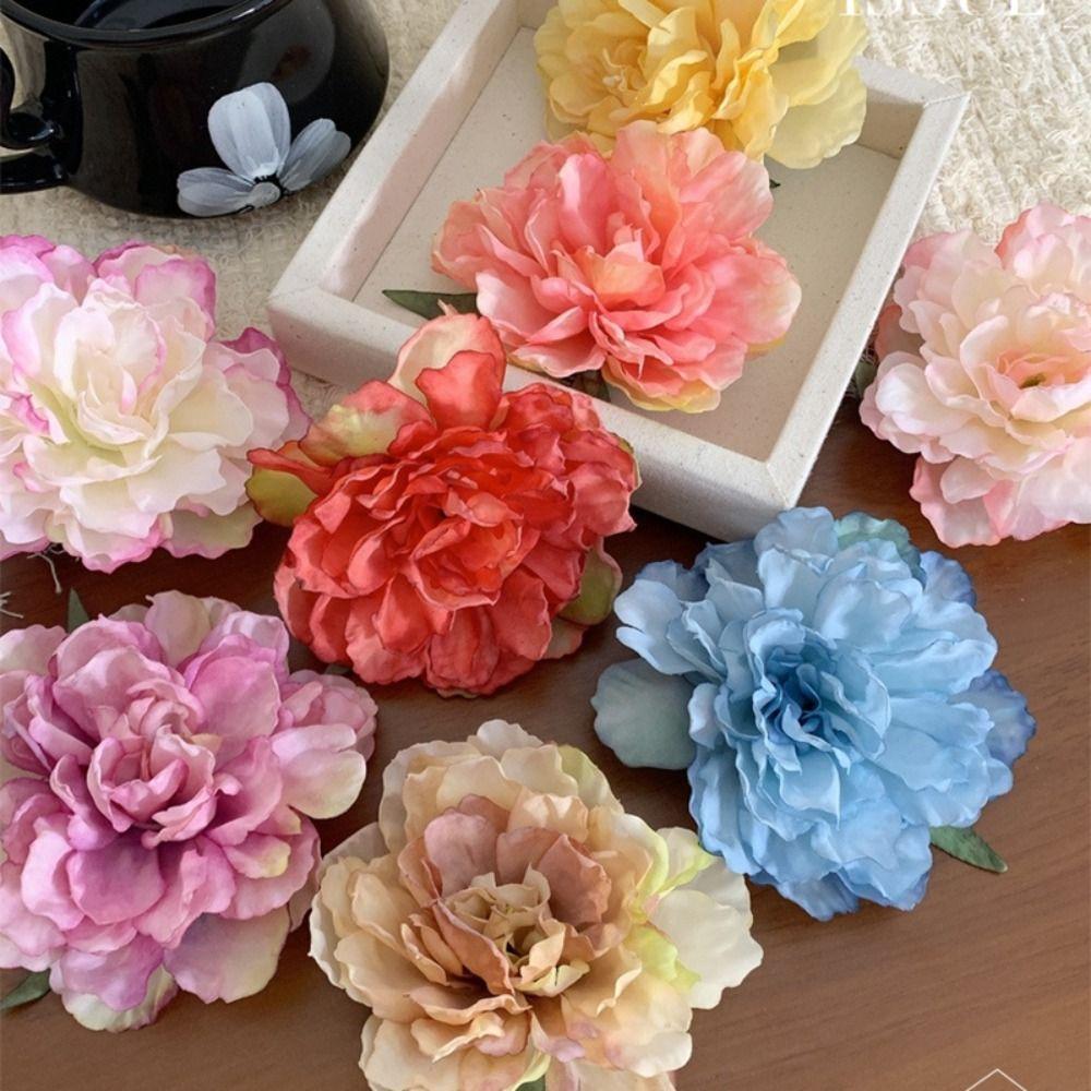 Cloth Rose Hairpin Bohemian Style Girl Hair Clip Simulation Flower Hair Clip  Party Ponytail Holder