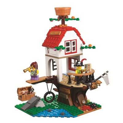 Baumhaus Schätze Bausteine Kit Ziegel City Klassische Modell Kinder Spielzeug KEINE BOX