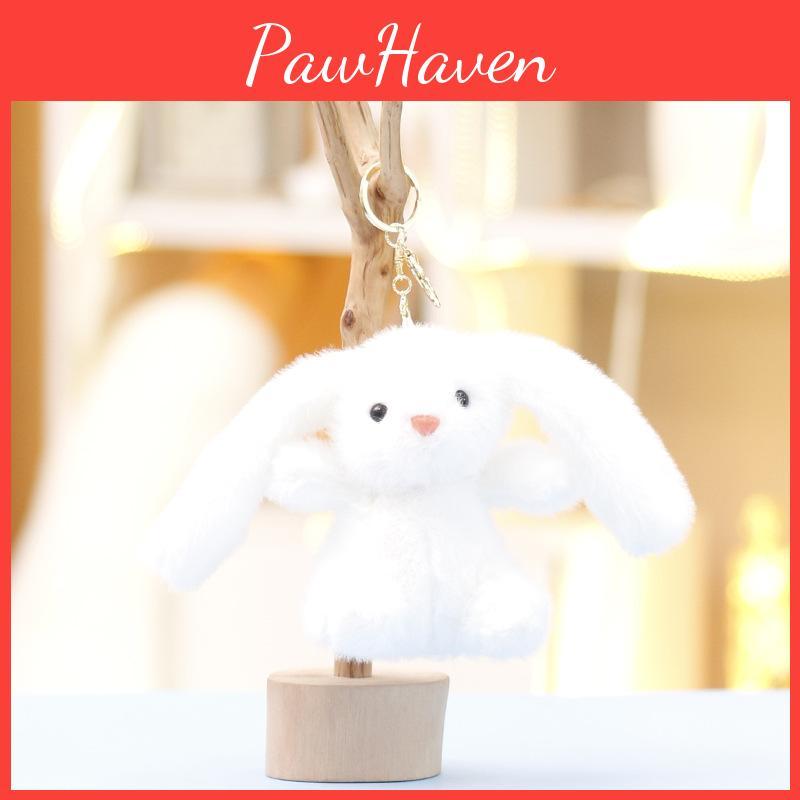 Plush Bunny Keychain Pendant Stuffed Animal With Pp Cotton Filling Collectors