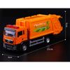 1/64 Man Garbage Truck Trash Bin Model Car Diecast Gift Toy Vehicle Kid