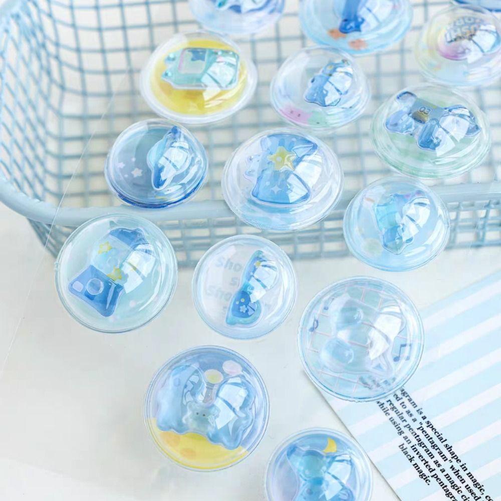 Shake Function Diary Relief Stickers Cute Design Notebook Decor 3D Capsule Stickers Journaling
