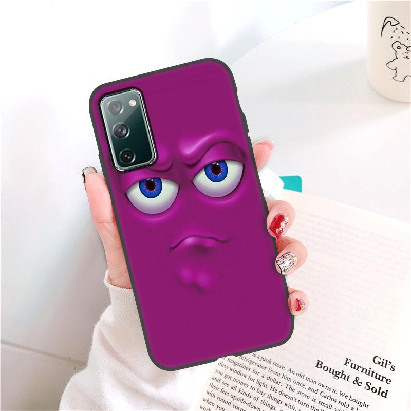 

Чехол для телефона с улыбкой и лицом для Samsung S22 S21 Ultra S20 Plus, забавные чехлы для Samsung S20 FE S10 S9 S8 Note 20 10 9 8, чехол Funda Samsung S22