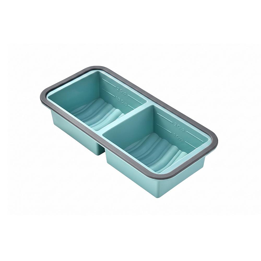Silikon-Lebensmittelaufbewahrungsbox - Luftdicht, Mikrowellengeeignet, für Kühlschrank & Küche