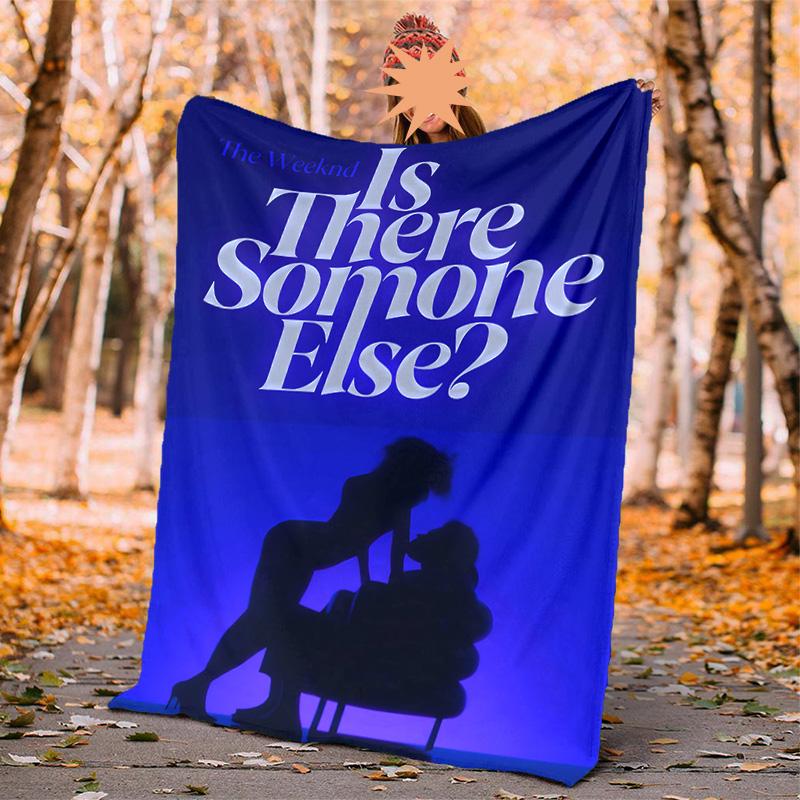 Weeknd Flannel Blanket Soft Warm All-Season Throw, Design for Camping, Car Travel, Hiking Sofa, Bed, Office Perfect Gift for Parties