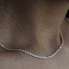 OURPIERRE FLASH NECKLACE SILVER