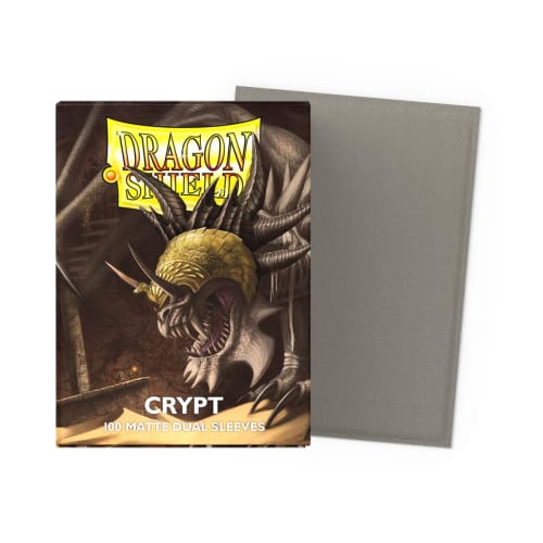 Dragon Shield Matte Dual Sleeves, Standard Size, Crypt, 100 Sleeves, AT-15052
