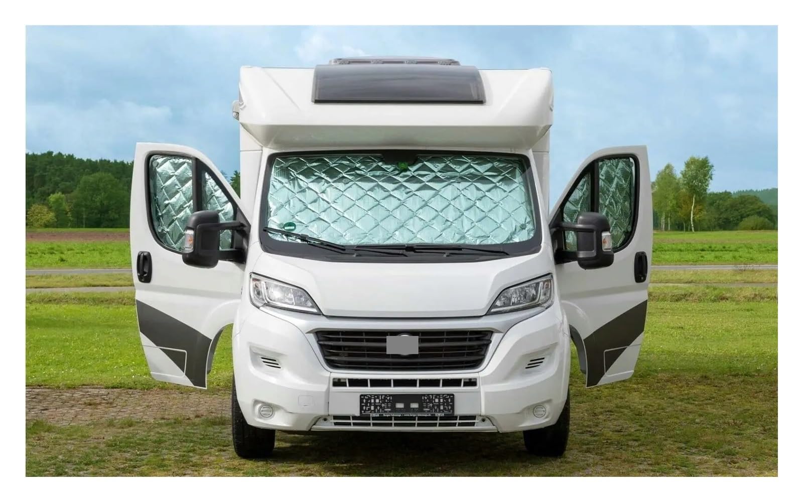 

Автомобильные теплоизоляционные шторки Защита от солнца на лобовое стекло Комплект шторок Автомобильная подъемная оконная солнцезащитная шторка Солнцезащитная шторка для Fiat Ducato 2006-2022 One size