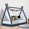 NAKANA Children's Teepee Bed 80 X 180 Navy Blue