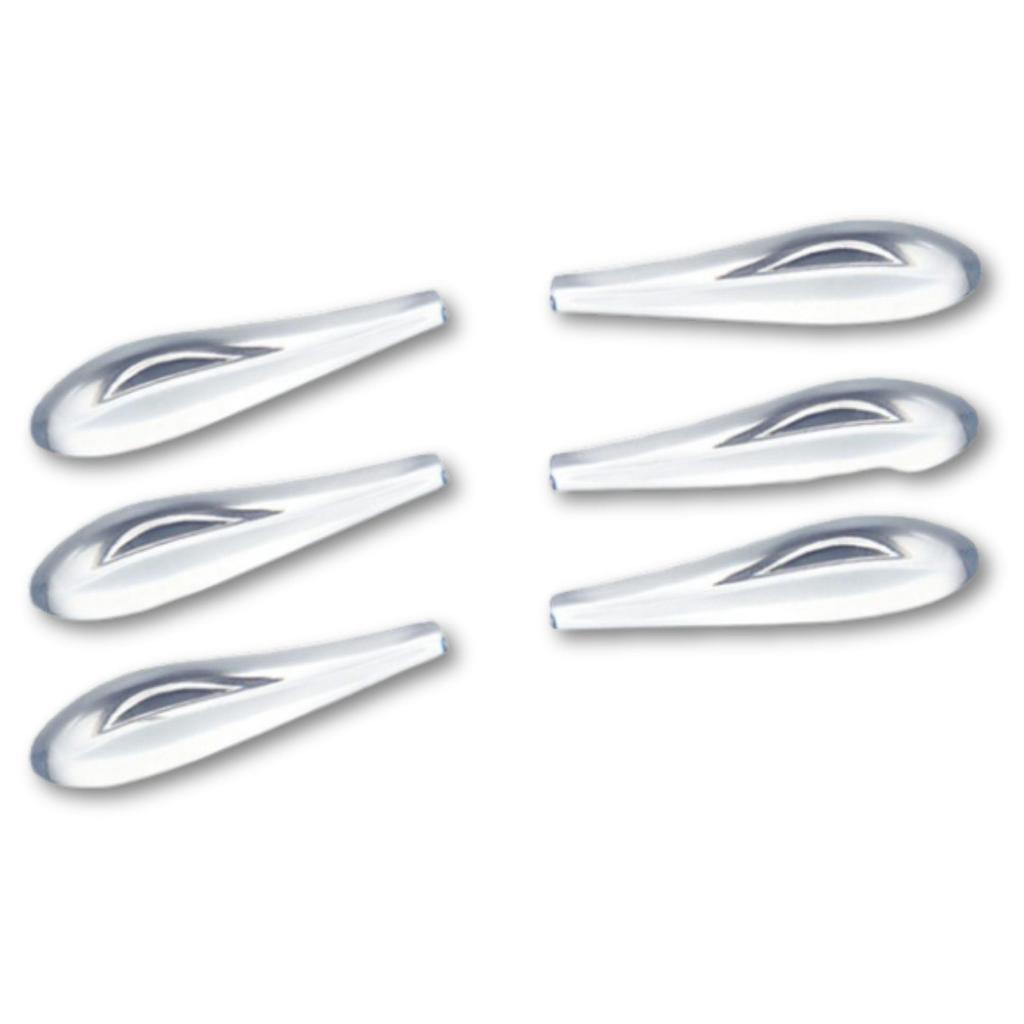 HYmish Aerofin Protector, Aero Aero Mall, Aero Guard, Wind Noise Prevention, Reduction, Exterior Parts Protector, Clear, Set of 6