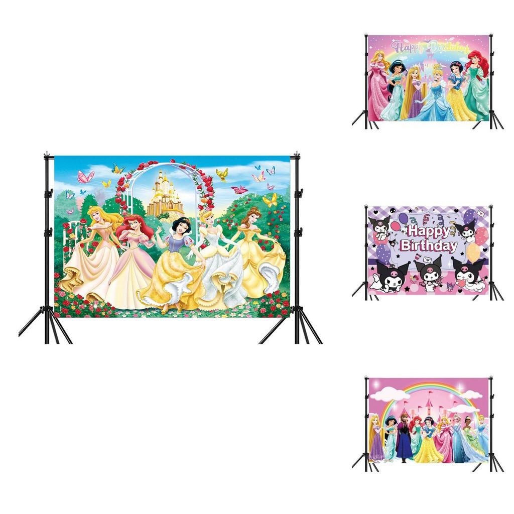 Frozen Background Decoration Banner For Festive Events With Cartoon Design For Party Decor