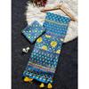 New Top Hot Trending Ajrakh Print Saree