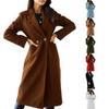 2025 Autumn/Winter Women's Faux Suede Casual Lapel Jacket: European & American Style