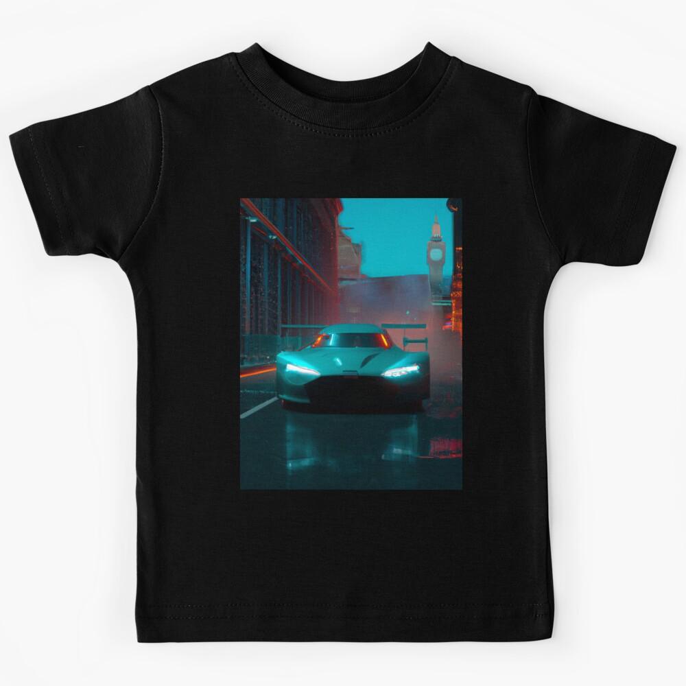 Cyberpunk Mercedes AMG One in the streets Kids T-Shirt 110