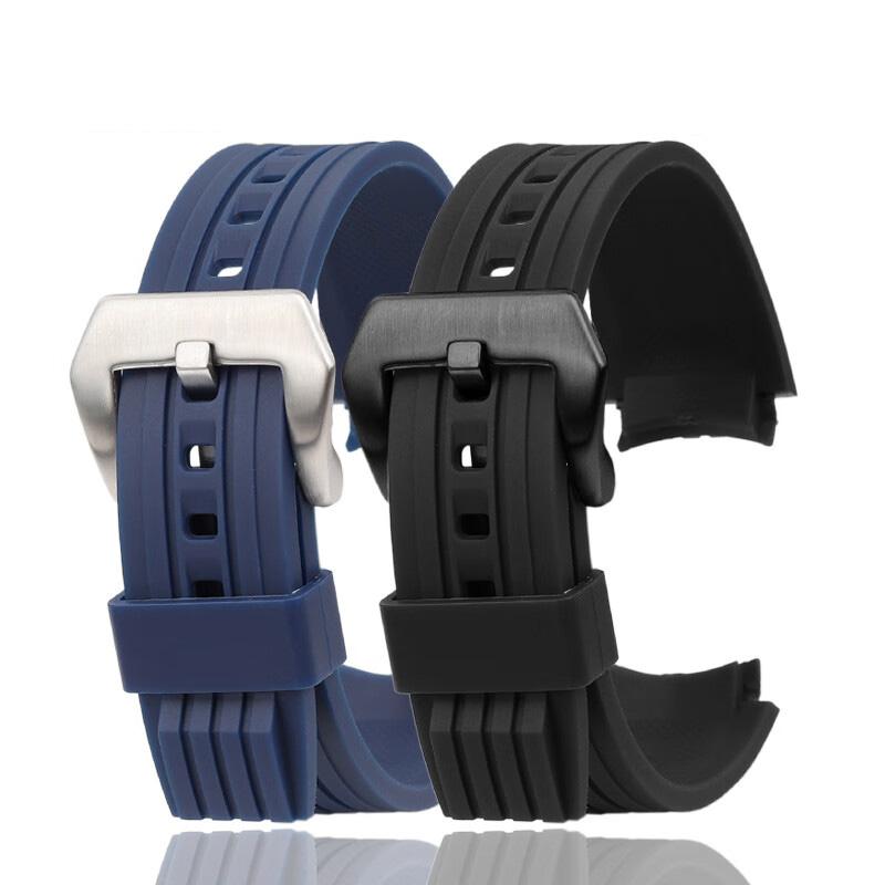 Replacement Silicone Watch Band For Casio ECB-10YP ECB-10YPB ECB-950 Edifice Series Rubber Strap Men's Watch Bracelet 20mm