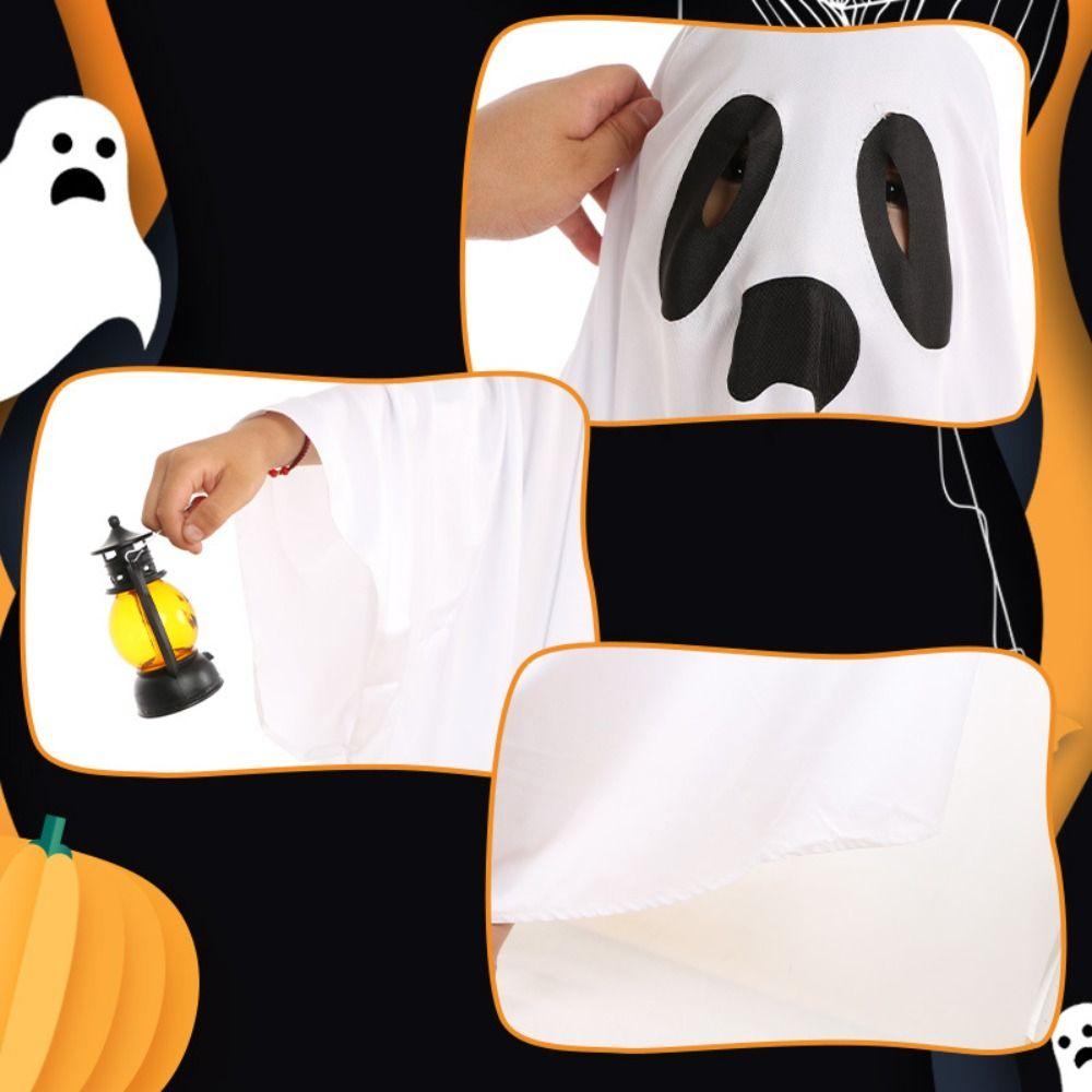 Photo Pros Elf Dress Up Costumes Pumpkin Light Cosplay Costume Halloween Ghost Cloak Cape  Men