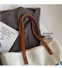 Women's Large Embroidered Canvas Tote Bag - Versatile Shoulder Bag for Commute or Class
