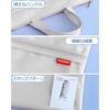 Zippered Document A4 with 2 File File Office Cross Stitch Travel Storage Nylon and PVC Pouch, Size, Water-Repellent, Handle, Pockets, Bag, Case,
