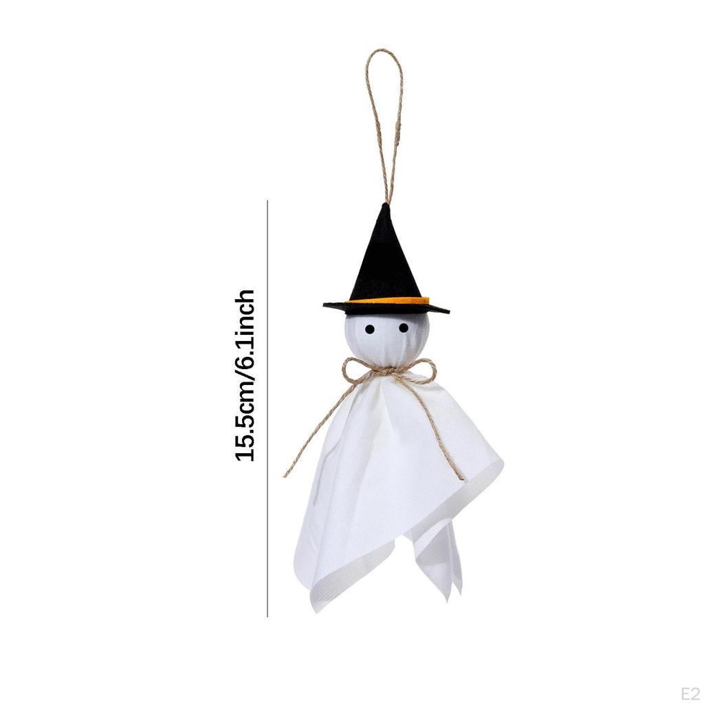 10x Halloween Hanging Ghost Decoration Decorative for Indoor/Outdoor Porches