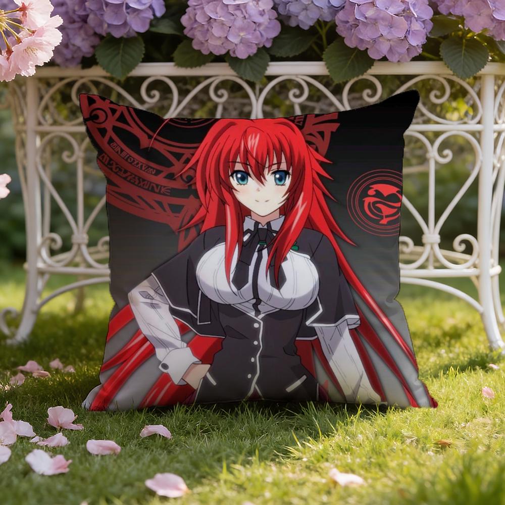 H-High School DxD Cushion Cover Home & Car Dual-Scene Pillow Cover: Reversible for Premium Comfort