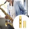 Brass Sax Mouthpieces 5C/6C/7C/8C/9C for Saxophone Professional & Beginner Metal Tenors Saxophone Mouthpiece with Caps