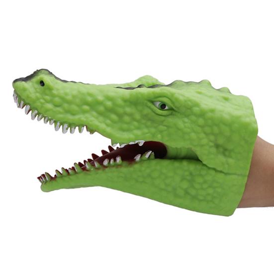Simulační zvířecí loutka Realistický dinosaurus Žralok Kůň Krokodýl Ruční loutka Děti Dospělí Interaktivní hraní rolí Měkká gumová rukavice