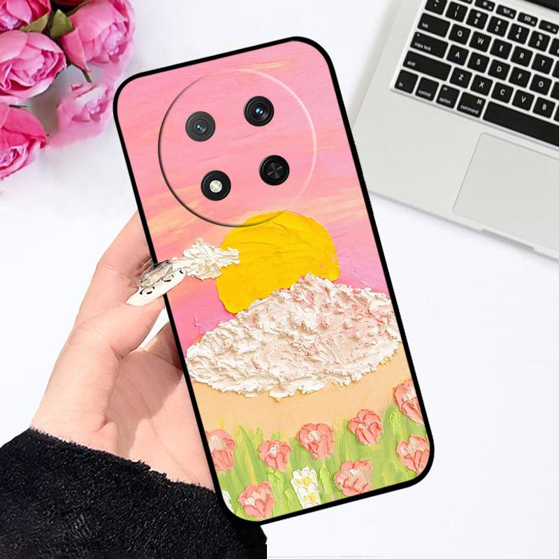 For Honor X9C Case Magic7 Lite Fashion Painted Cover For Honor X60 Pro Soft Silicon TPU Phone Case For Honor Magic 7 Lite X60Pro