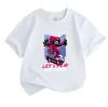 Kids Boys Girls 100% Cotton Crew Neck Short Sleeve T-Shirt, Cool Game Mask Character Skateboard Print Casual Tees, Let's Play The Game Pattern Soft Su