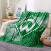 Werder Team Flanelldecke, Hohe Qualität, Bequem für Alle Jahreszeiten, Heimdekoration, Wärme und Komfort