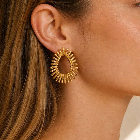 1 Paire de Boucles d'Oreilles Goutte pour Femmes, Boucles d'Oreilles Puces Épaisses, Bijoux Boucles d'Oreilles Pendantes Légères Cadeau pour Banquet Quotidien Danse