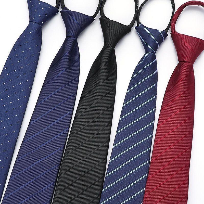 Children Tie With Stripe Pattern And Zipper Closure For Fashionable Kids Gift