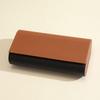 Double Layer Dual- Glasses Case PU Leather 2 Slots Sunglasses Box  For Women Men
