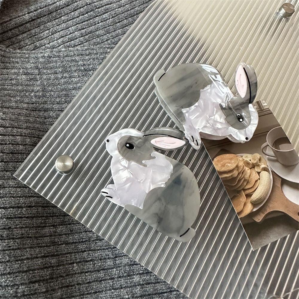 

Headwear Ponytail Holder Rabbit Hair Claw Korean Style Crab Clip Women Hair Clips Hair Accessories серый