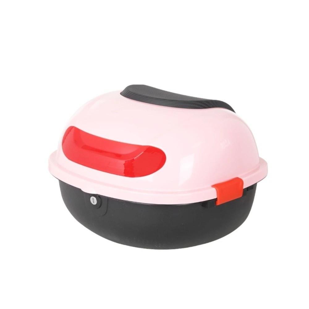 Lockable Motorcycle Trunk Plastic Motorbike Tail Trunk Universal Storage Case  Commuting